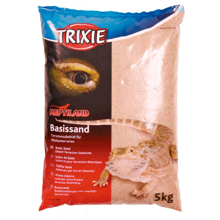 Reptil. Subst./Areia Base P/ Terrario 5 Kg (Amarela)