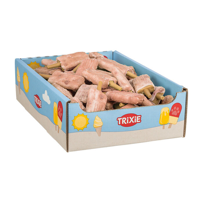 Snack De Peito De Frango Gelado (Rosa) 55 Gr (70Unid.)