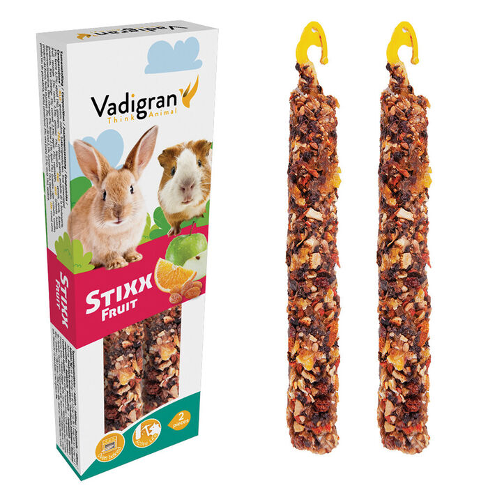 Stixx - Sticks C/ Frutos P/ Coelhos E Porq. India 115 Gr