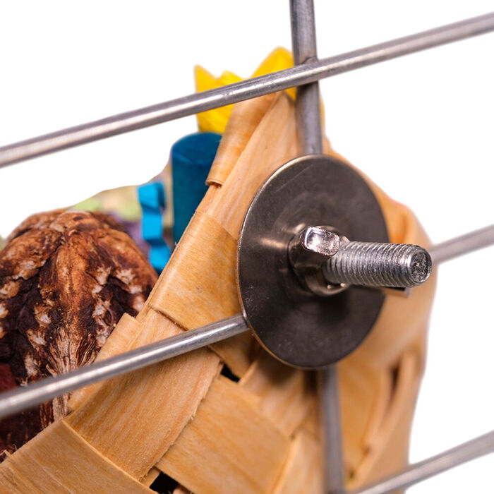 Brinquedo P/ Aves Cesto 23 Cm