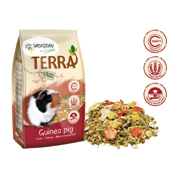 Terra - Alimento Premium P/ Porquinhos Da India 1 Kg