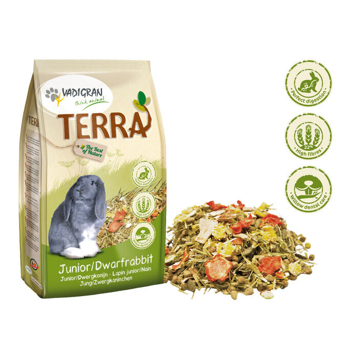 Terra - Alimento Premium P/ Coelhos Anoes 1 Kg