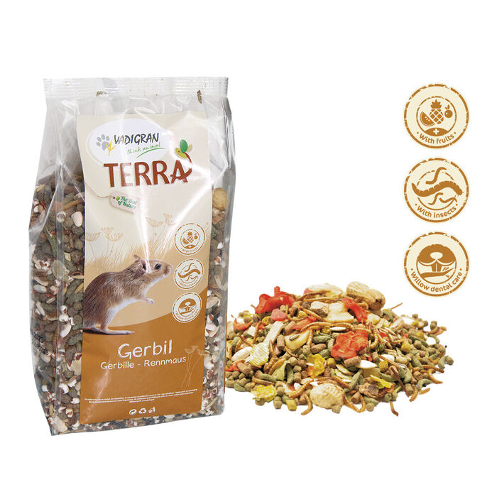 Terra - Alimento Premium P/ Gerbos 700 Gr