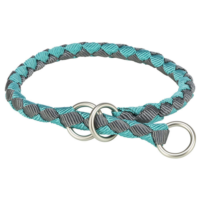 Semi-Estrangul. "Cavo" (Xs-S) 25-31Cm/Ø12Mm (Aqua/Antracite)