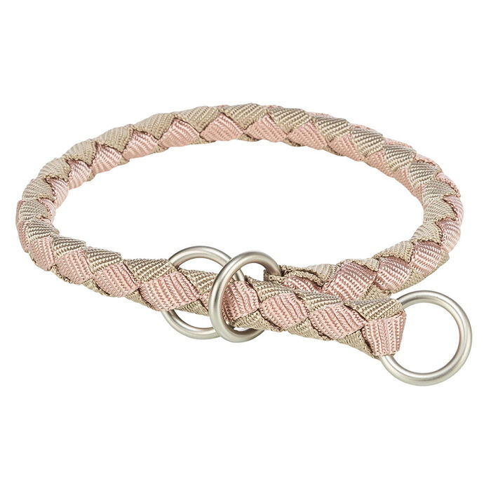 Semi-Estrangul. "Cavo" (S) 30-36Cm / Ø12Mm (Blush/Areia)