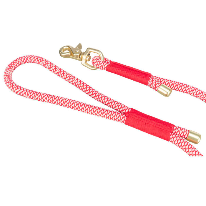 Trela Soft Rope (S-Xl) 1,00Mt/Ø10Mm (Vermelho/Creme)