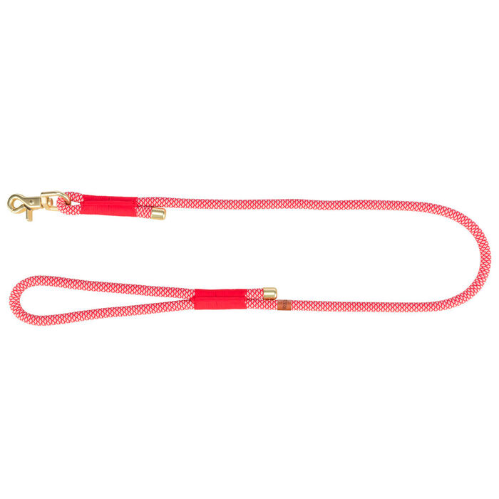 Trela Soft Rope (S-Xl) 1,00Mt/Ø10Mm (Vermelho/Creme)