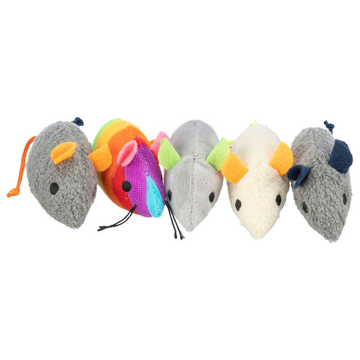 Ratos Em Pelucia C/ Catnip 7 Cm (70 Unid.)
