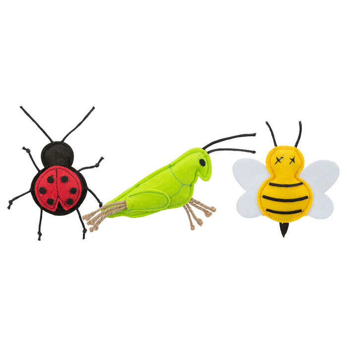 Insectos Em Feltro C/ Catnip 9 Cm (48 Unid.)