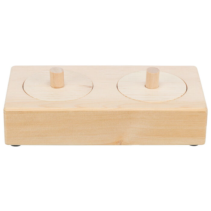 Snack Box Em Madeira 14X3X7 Cm
