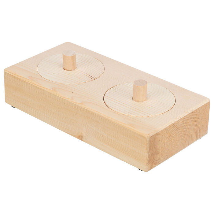 Snack Box Em Madeira 14X3X7 Cm
