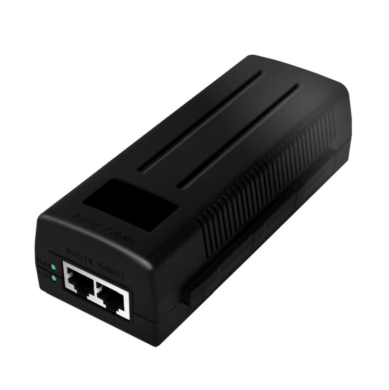 Injector PoE, 30W IEEE802.3at, 100m