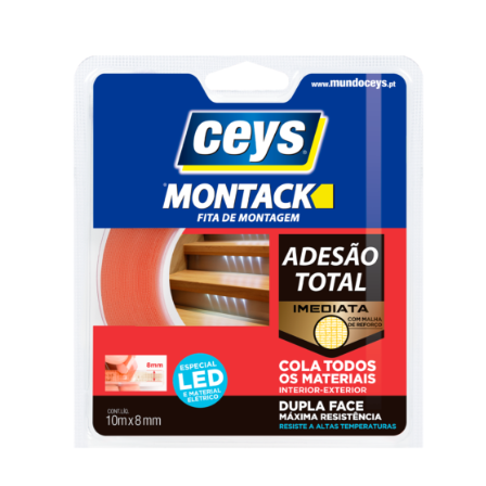 CEYS FITA DUPLA FACE 10m X 8mm
