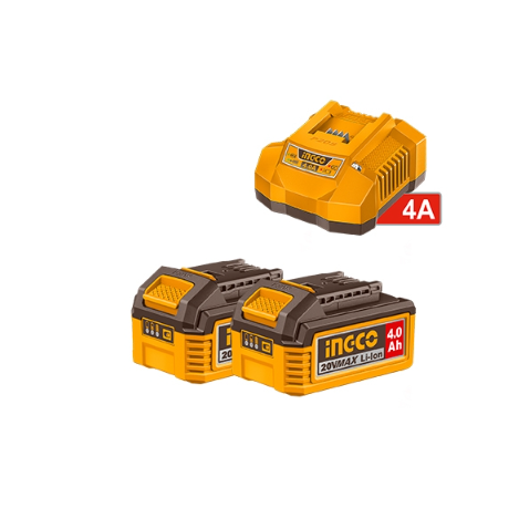 INC-CO 20V PACK 2 BAT  4AH+CARREGADOR FBCPK2013E
