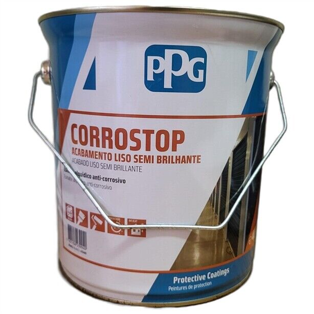TINTA CORROSTOP LISO PRETO SEMI-BR 1160 - 890 4L