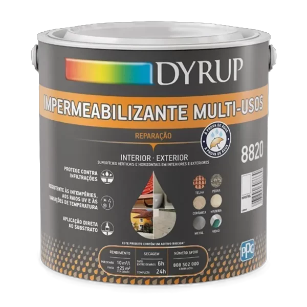IMPERMEABILIZANTE MULTI-USOS 8820 - 000 - 2.5L