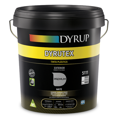 TINTA PLASTICA DYRUTEX 5111 - 800 - 5L
