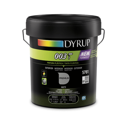 TINTA PASTICA MATE 003 - 5781 - 800-15L