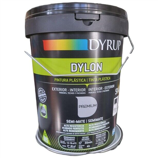 TINTA PLÁSTICA DYLON PRETO AF 5148-895  5L 