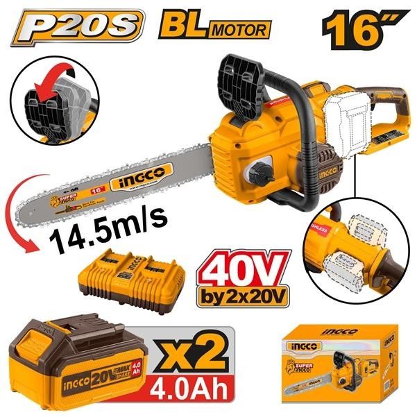 MOTOSSERRA 40cm-4V+2BAT.4AH+CARREG.-CGSLI401682