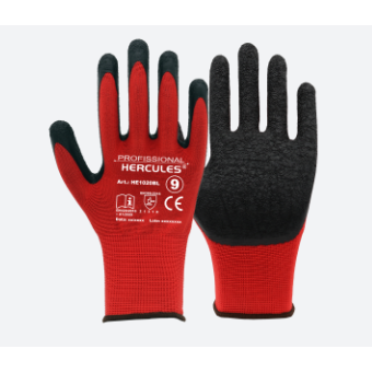 LUVA LATEX ANTI-CORTE BOR. VERMEL HERCUL