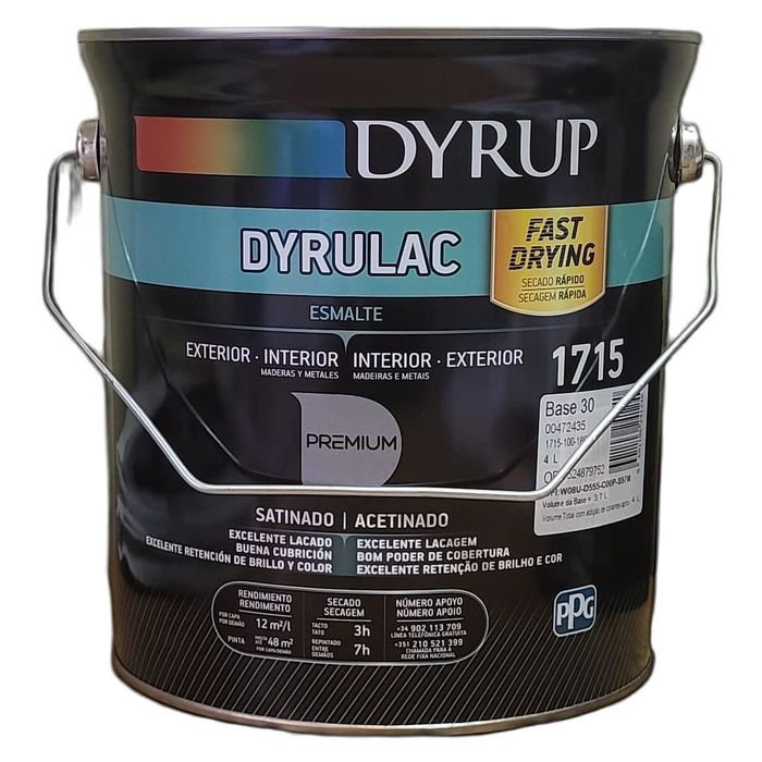 TINTA ESMALTE DYRULAC1715-100  4L