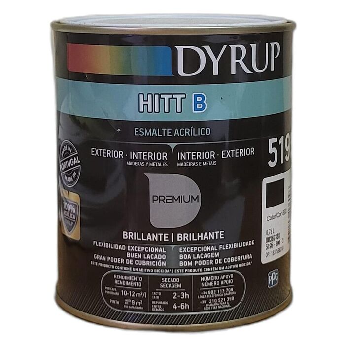 TINTA HITT PRETO 5195 - 890  0.75L