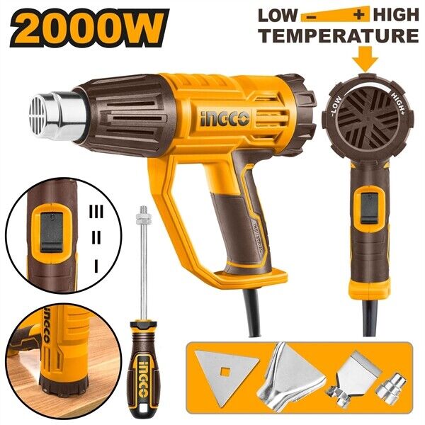 INC-CO PISTOLA AR CALOR 2000W - HG200047