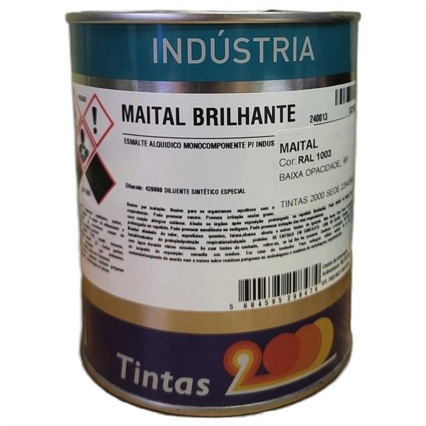 TINTA MAITAL S/R RAL 1003 1L