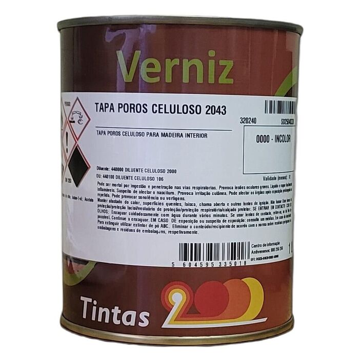 T2000 TAPA POROS CELULOSO 1L