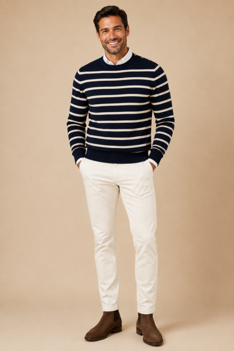 Sweater, piqué knit, regular fit