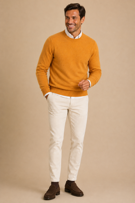 Lambswool Sweater, Jersey Knit, Regular Fit