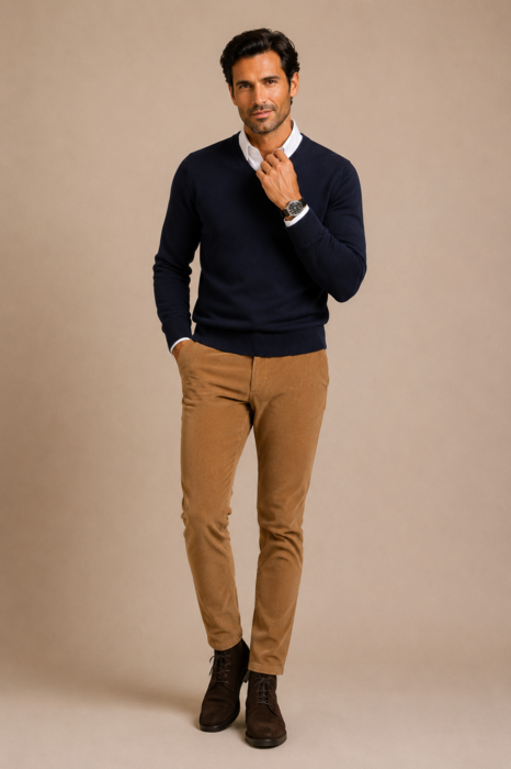 Lambswool Pullover, Jersey Knit, Regular Fit
