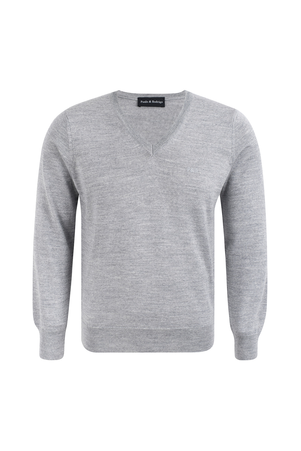 Banana Republic - Pull à manches longues en laine mérino col en v