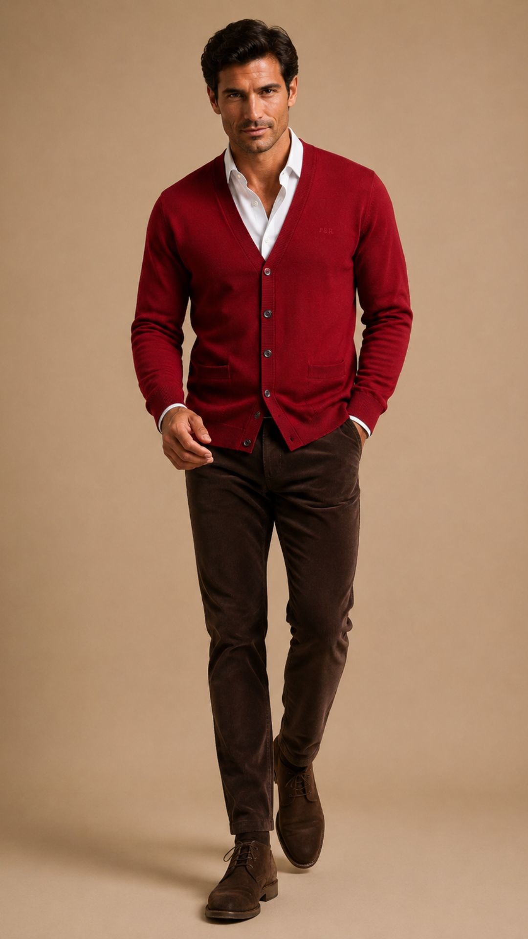 Cardigan with buttons